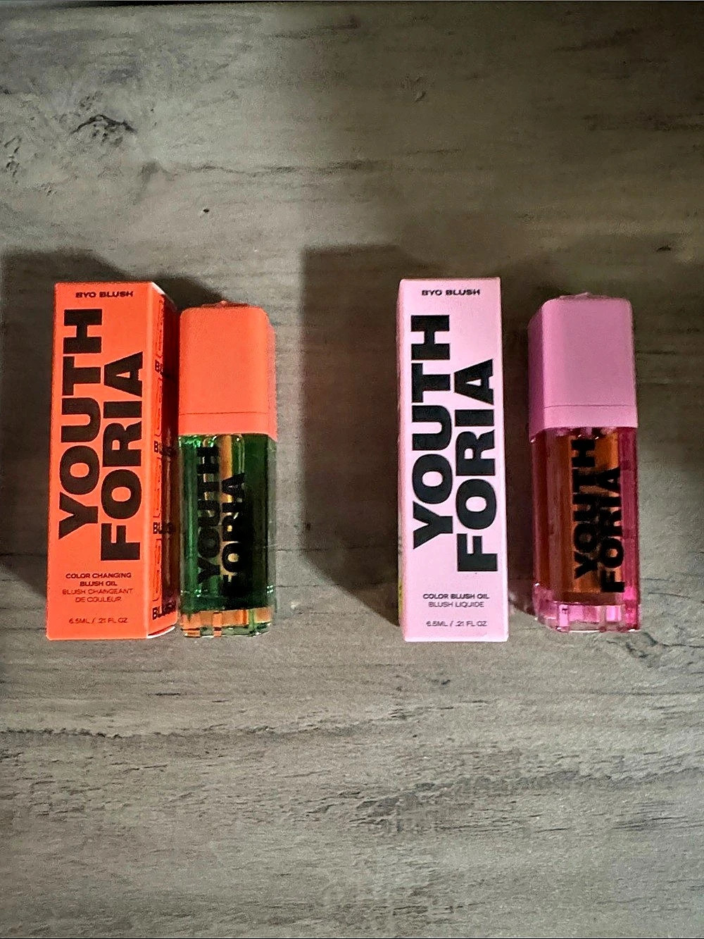 Youthforia discontinued(chemical reaction and but tonight)